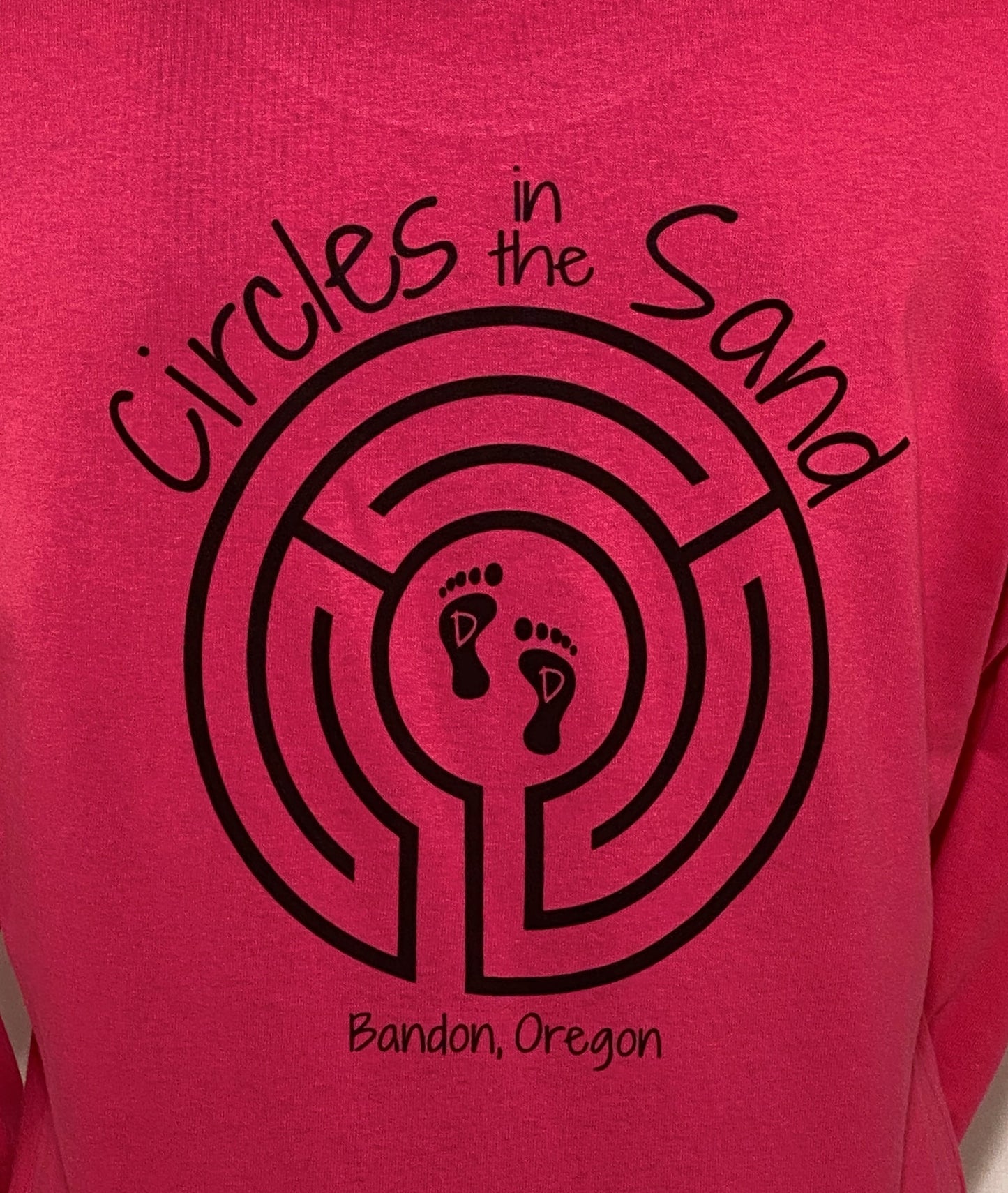 "See you on the sand" Sangria Ladies Long-sleeve T-shirt
