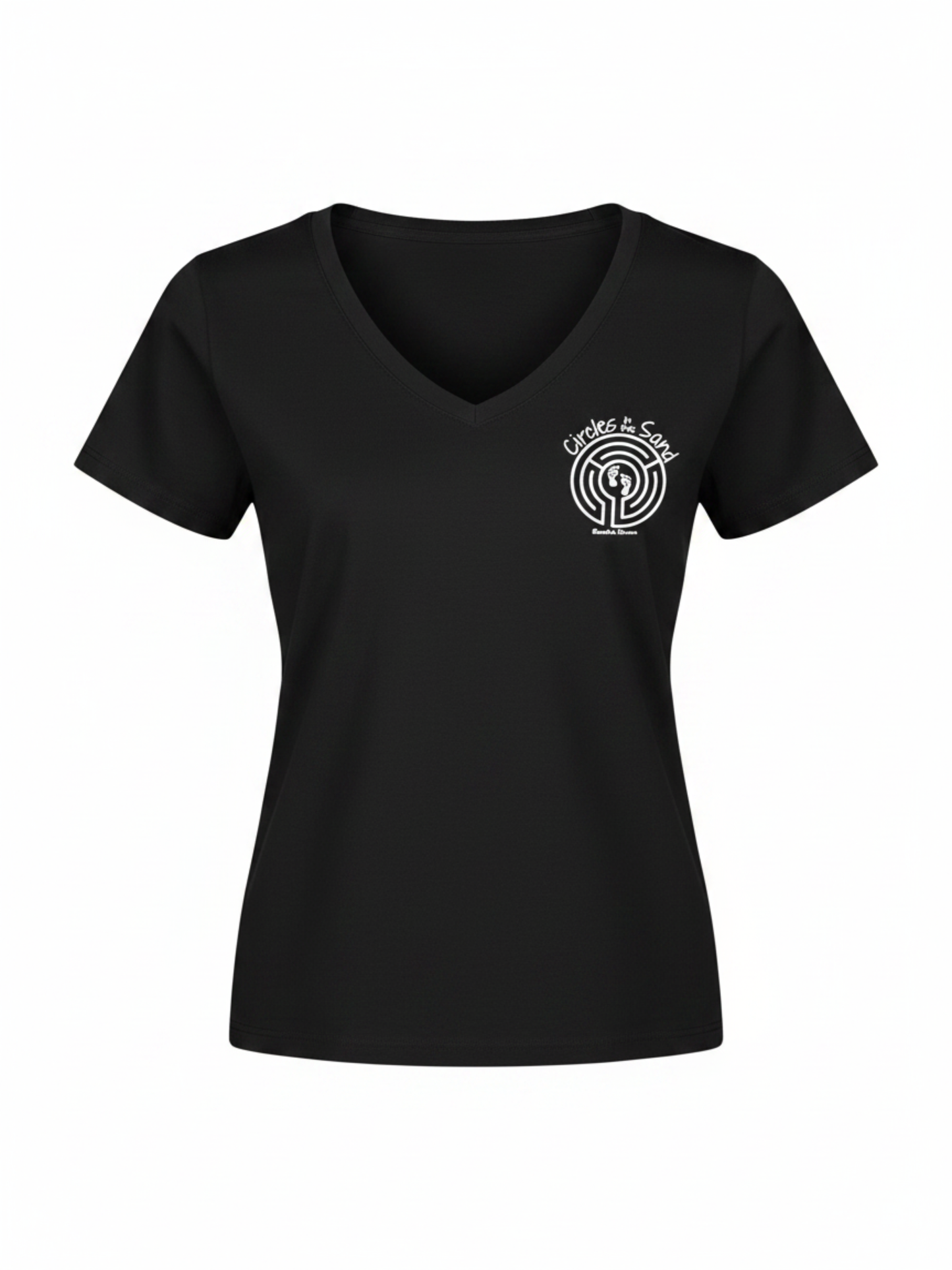Ladies  V-neck T-shirt