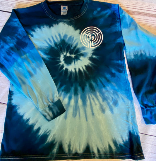 Youth Tie-dyed Long-sleeved T-shirt