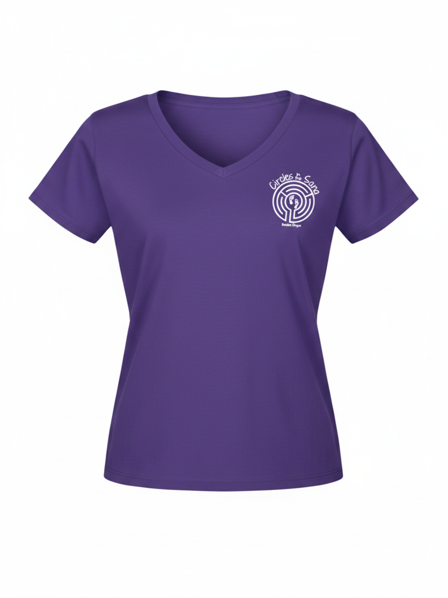 Ladies  V-neck T-shirt